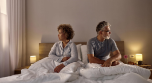 woman wondering why it is harder to orgasm with a partner