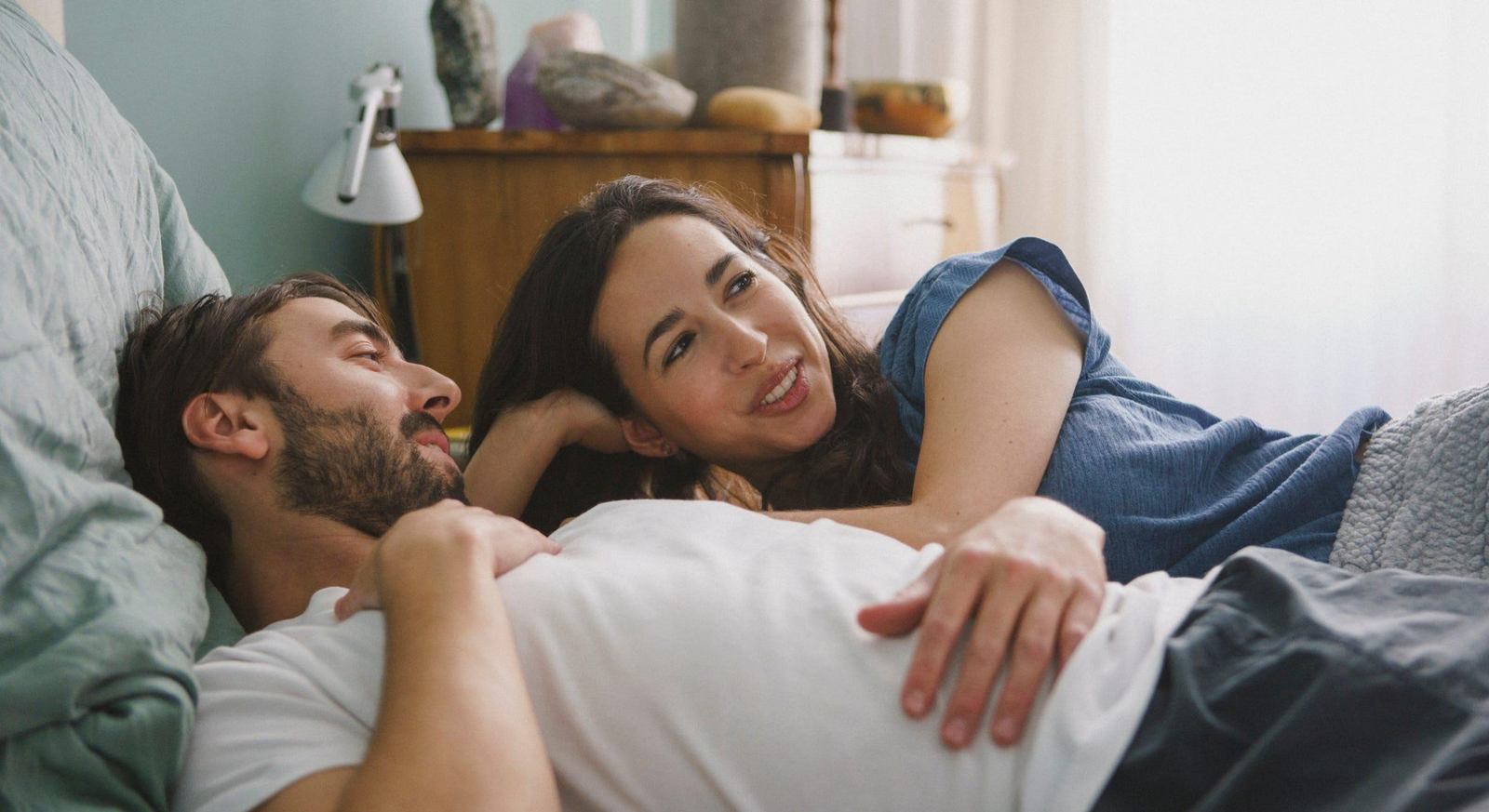 couple discussing how to introduce a vibrator to a partner
